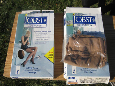 JOBST Compression Hose Sun Bronze Medium 119231 8-15mmHG + FREE Bonus