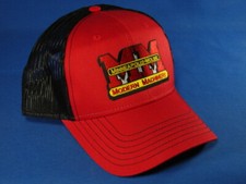 Minneapolis Moline Tractor Hat - Red/Black Mesh - Snapback