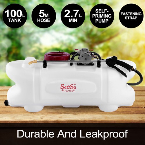 60/100L ATV WEED SPRAYER SPOT SPRAY TANK 1.5M Boom Chemical Farm Pump - Picture 3 of 14