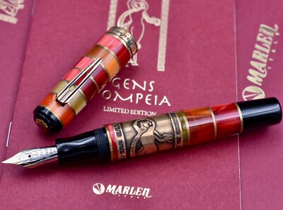 MARLEN 2008 Gens Pompeia Limited Edition 64/600 Fountain Pen 14K M