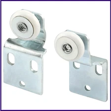 Prime-Line N 7533 Sliding Closet Door Roller Kit, 3/4 In. Wheel Diameter,