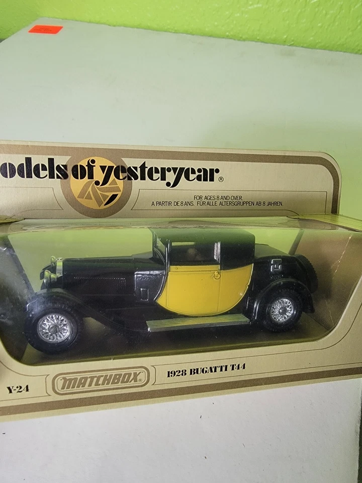 1928 BUGATTI T44 MATCHBOX CAR Y-24 Models of Yesteryear 1979 mib ENGLAND - Image 4 of 4