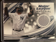 2023 Topps Update Gleyber Torres Major League Materials Relic #MLM-GT Yankees