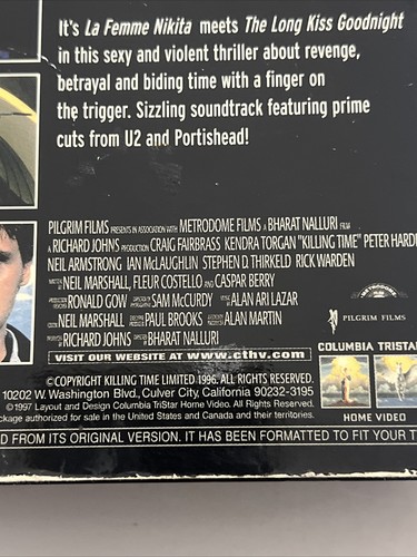 Killing Time VHS Promotional Copy 1996 R OOP HTF RARE - Picture 13 of 24