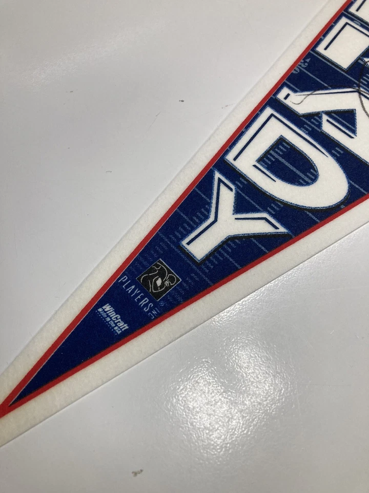 Banderín firmado por Tom Brady del Super Bowl XXXVI MVP (36) 1876 de 2002 por Wincraft Foto 2 de 4