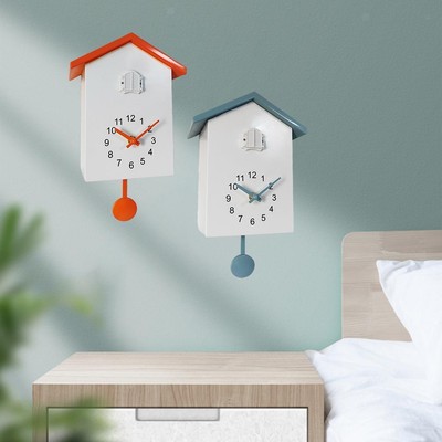 Cuckoo Wall Clock Kitchen Pendulum Clock Watch Office Kindergarten Wall Art