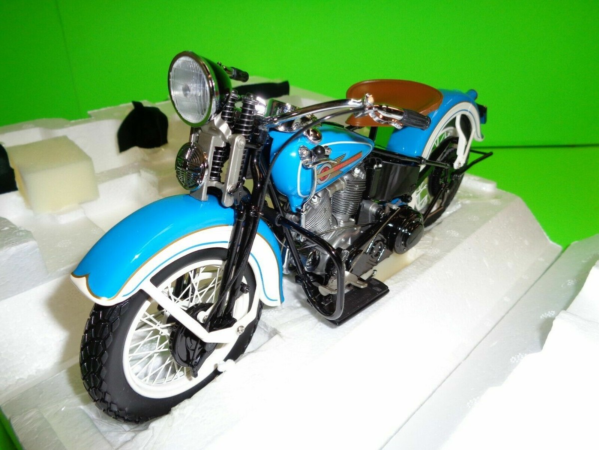 B11ZU03 FRANKLIN MINT HARLEY DAVIDSON 1936 KNUCKLEHEAD ROAD RALLY