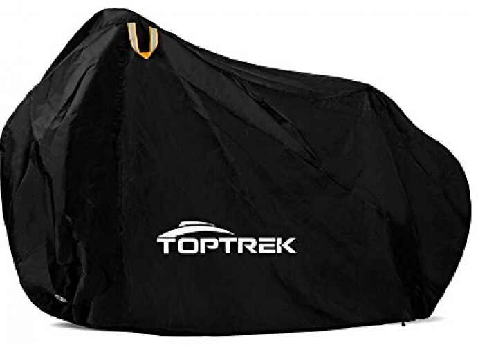 TOPTREK Fahrradabdeckung Wasserdicht 210T Oxford-Gewebe Garage 200 x 110 x 70 см