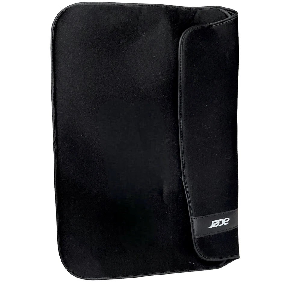 Funda para portátil Acer unisex negra cierre de gancho y bucle acolchada informal de negocios Foto 3 de 4