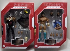 WWE Greatest Grudges '92 ULTIMATE WARRIOR vs PAPA SHANGO 7" Figure Edition Set
