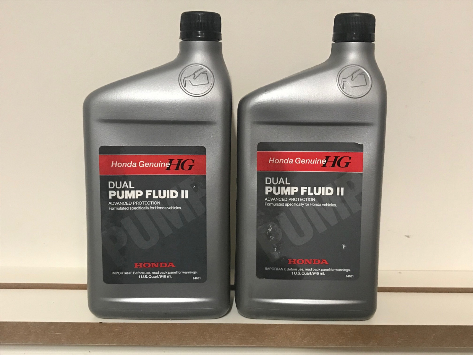 2 QTS Honda Genuine 082009007 Dual Pump II Differential Fluid eBay