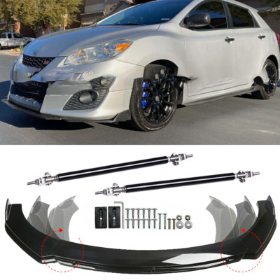 For Toyota Matrix 03-22 Front Bumper Lip Part Accessories Splitter Spoiler Body