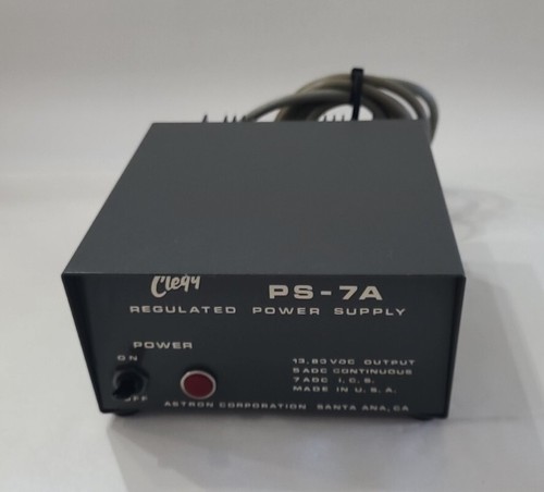 Vintage Clegg Regulated Power Supply PS-7A Astron Corporation Made In USA Read ⬇ - Afbeelding 21 van 21