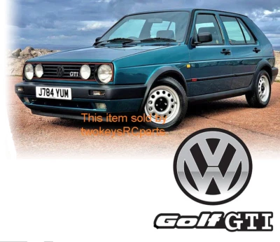 1:10 RC Clear Body Shell - VW Golf GTI Mk 2 suit Tamiya 258mm wheelbase MK2