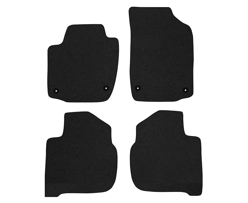 Moquette Skoda Rapid tapis de sol sur mesure velours premium bleu voiture