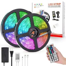 5050 Rgb Led Strip Lights 5m Waterproof Flexible With Remote Control 5050 Rgb Led Strip Lights 5m Waterproof Flexible With Remote Control