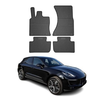 OMAC Floor Mats Liner for Porsche Macan 1.gen 2015-2026 Rubber All-Weather 4Pcs