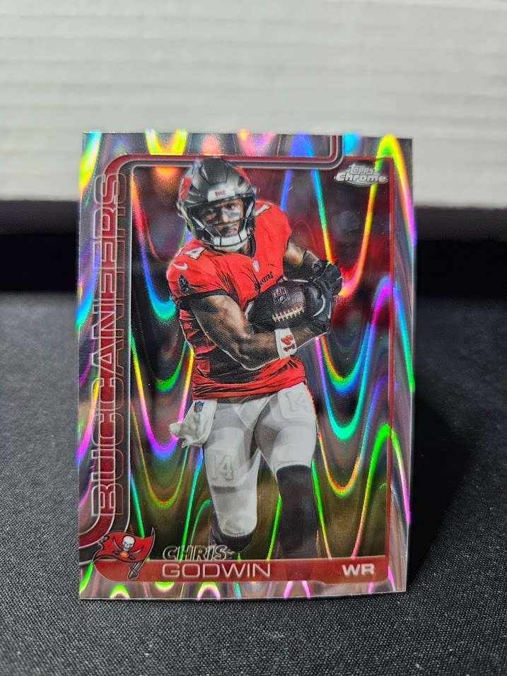 2025 Topps Chrome Football - Chris Godwin - # 283 Raywave Refractor Wave Tampa