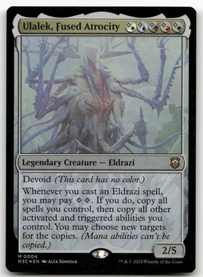 Ulalek, Fused Atrocity #4 (Foil) (Damaged) Modern Horizons 3 M3C Magic MTG