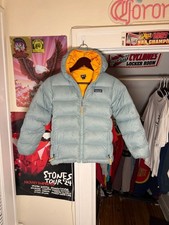 Patagonia Kids Hi-Loft Light Blue Down Puffer Jacket