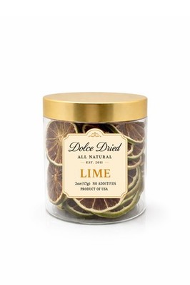Dried Lime for Cocktails & Tea |Dehydrated Citrus |No Sugar Added |2 oz