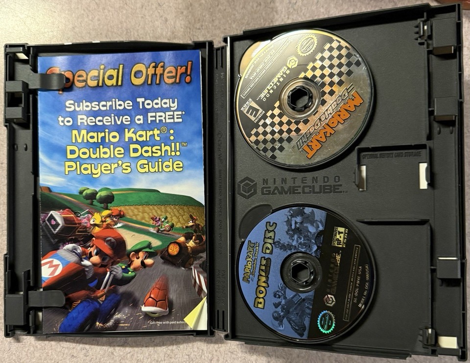 Mario Kart Double Dash Special Edition W Bonus Disc GameCube CIB EBay mario-kart-double-dash-special-edition-w-bonus-disc-gamecube-cib-ebay
