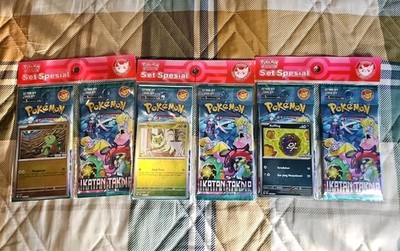  Pokemon Indonesia Special Set Ikatan Takdir Full Set, 6 Boosters , 3 Promo 