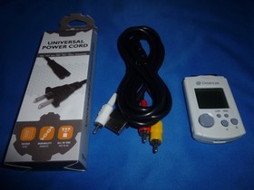 Sega Dreamcast Sports Edition system console HKT-3020 controller VMU memory card