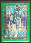 2025 Topps Chrome Travis Hunter Rookie RC Green Geometric Refractor #/99 Jaguars