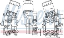 Ölkühler Motoröl ** FIRST FIT ** NISSENS 91311 Aluminium für VW POLO 5 6R1 6C1 3