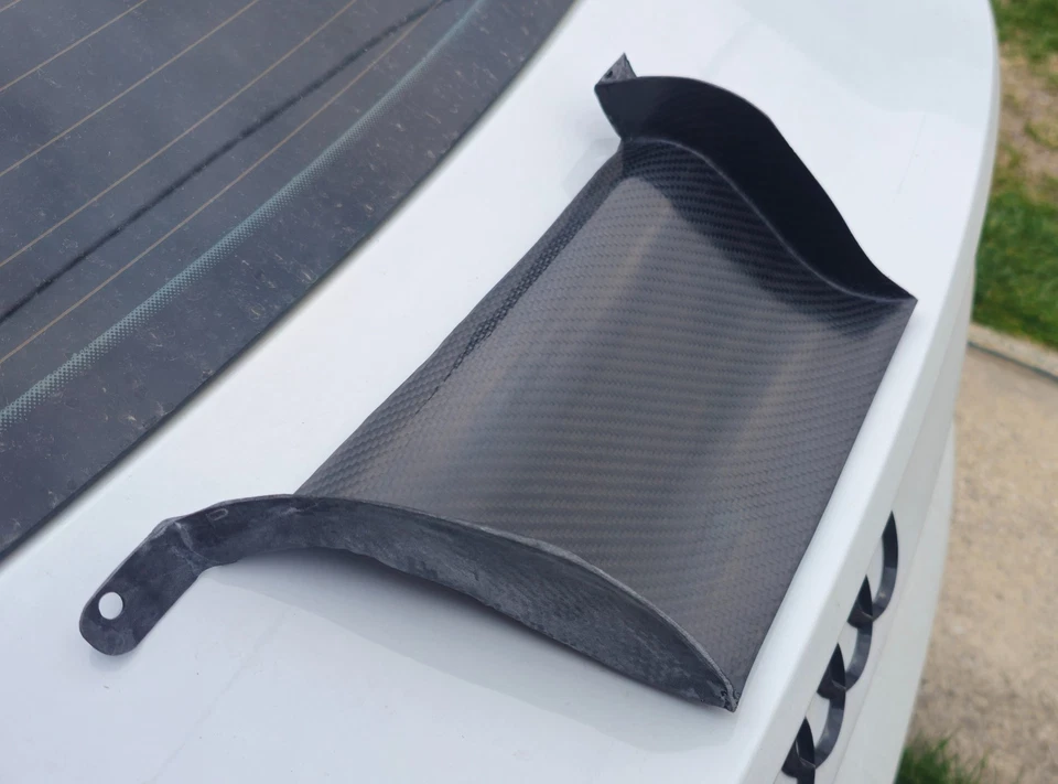Audi A4 S4 RS4 A5 S5 RS5 Real Carbon Fiber Intake Scoop 8W0129617A - image 1 of 4