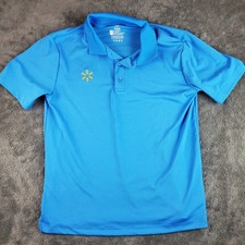 Walmart Shirt Mens S Blue Polo Uniform Associate Work Retail Button Employee