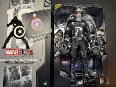Hot Toys MMS488 Captain America Concept Art 1/6   Sammlerfigur   OVP
