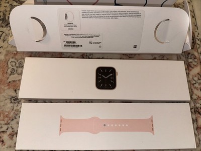 Apple Watch Series 6 40mm GPS Gold Case Pink Sand Sport Band MG123LL/A