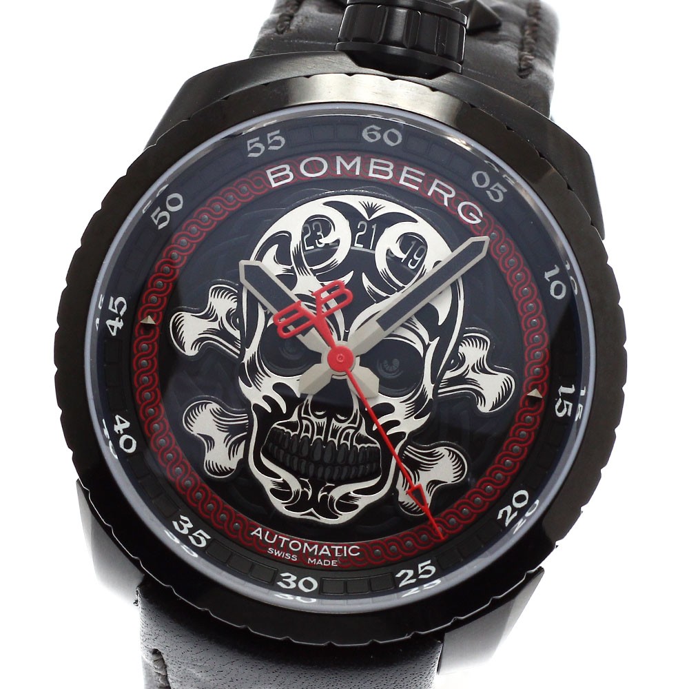 BOMBERG BOLT-68 Badass Limited Black Skull BS45APBA.039-1.3 AT Men 
