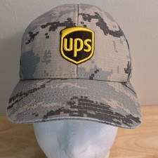 UPS United Parcel Service SnapBack Hat Digital Camo Camoflauge