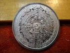 Aztec Calendar Cuauhtémoc One 1 Oz .999 Silver Bullion Round - No Reserve