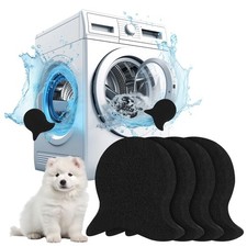 4Pcs Pet Hair for Laundry, Dog Cat Hairs Tool, Reusable Catcher Effectively...