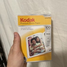 Kodak Premium 4x6" Photo Paper Gloss 100 Sheets Instant Dry NEW SEALED
