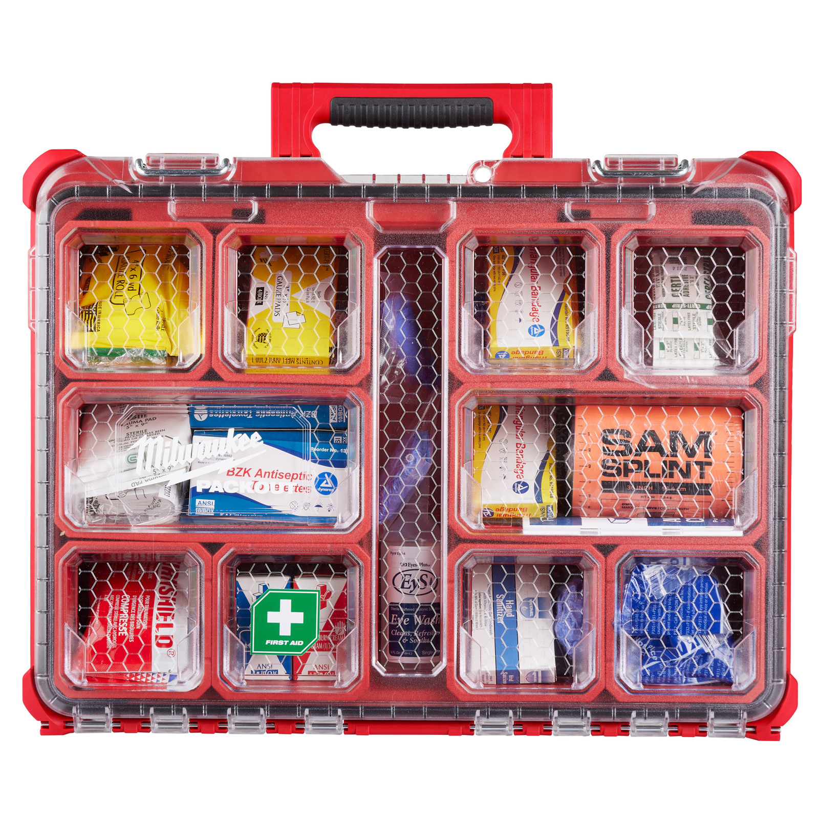 Milwaukee 193-Pc. Class B Type III PACKOUT First Aid Kit, ANSI Compliant,