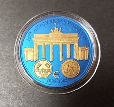 Liberia 5 Dollars 2005,  10 Years Euro  Germany, Niobium, + Certificate ***