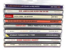 Assorted Jazz Lot Blakey Roach Rollins Corea Sample Parker James Klugh