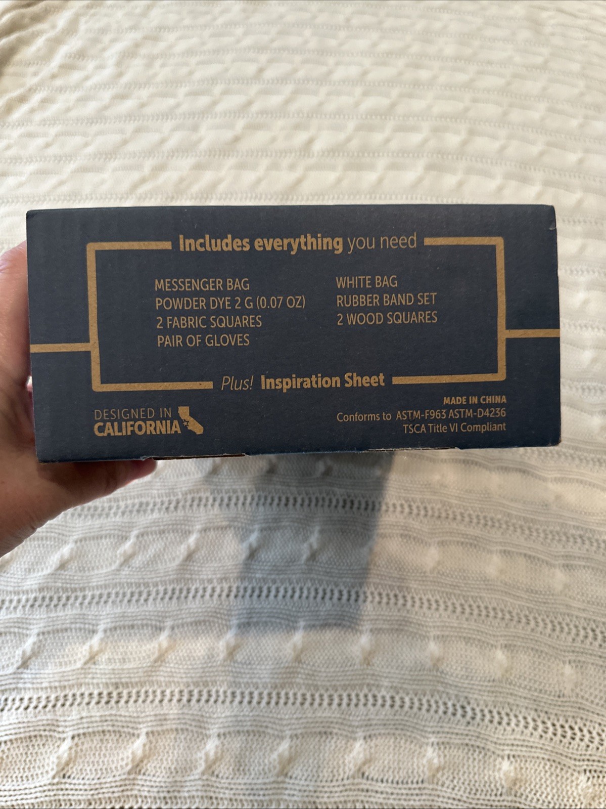 Kiwi Co. UNOPENED Shibori Messenger Bag Doodle Crate Box Craft Kids