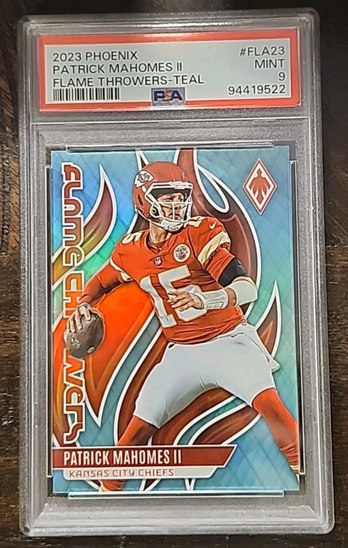 Patrick Mahomes trading card