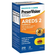 PreserVision AREDS 2 Eye Vitamins Lutein + Zeaxanthin | 210 Softgels