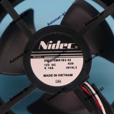 ONE New Samsung Refrigerator Fan Nidec Fan U92C12MS1B3-52 12V 0.16A Spot Stock