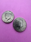 1987 P D Kennedy Half Dollar NIFC (2) Clad Coins Circulated P &D  Mint N 655