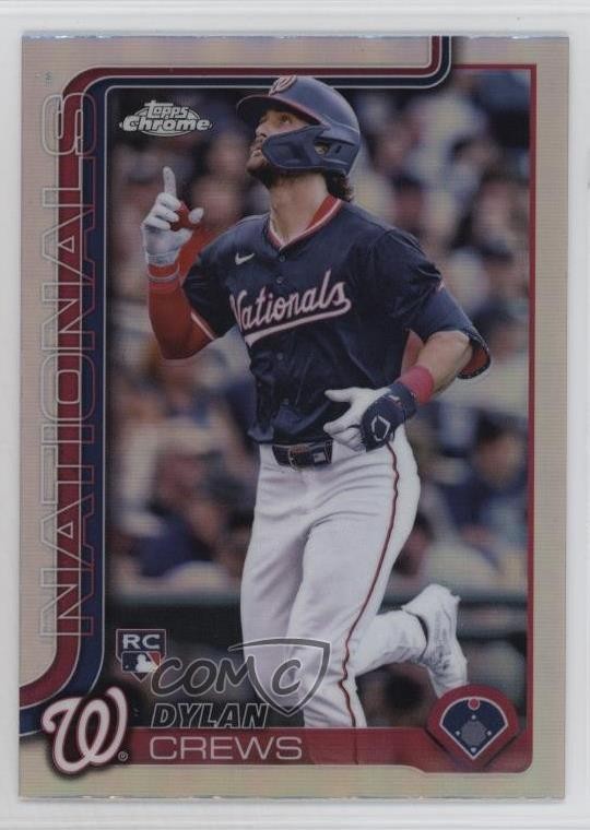 2025 Topps Chrome Refractor Dylan Crews #146 1e8u