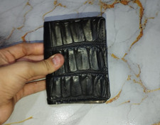 MENS 100% REAL Crocodile SKIN Python snake sk...