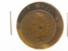 1908-S Indian Head Cent Penny - Very Good Details - Damaged